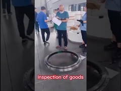 EXCAVATOR SWING BEARING CHECKING AND SHIP