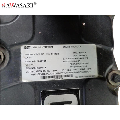 Atlas Copco L6 Matkap Makinesi için İnşaat Makine Parçaları  C7 Orijinal Motor Komplesi